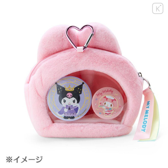 Japan Sanrio Original Face-shaped Pouch with Window - My Melody / Character Award 2024 - 5