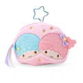 Japan Sanrio Original Face-shaped Pouch with Window - Little Twin Stars / Character Award 2024 - 1