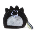 Japan Sanrio Original Face-shaped Pouch with Window - Badtz-maru / Character Award 2024 - 2