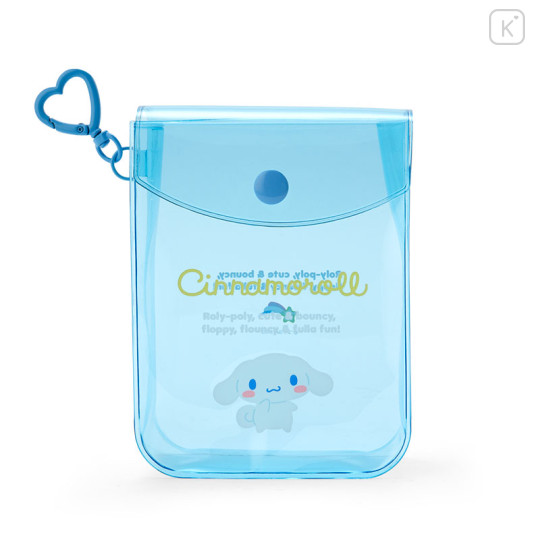 Japan Sanrio Original Clear Mini Pouch - Cinnamoroll - 1