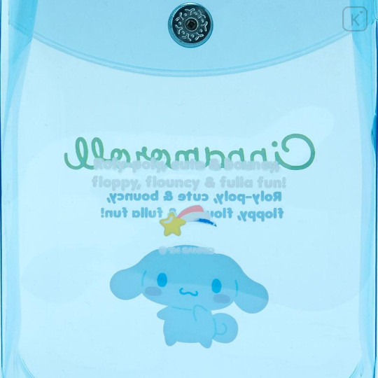 Japan Sanrio Original Clear Mini Pouch - Cinnamoroll - 6