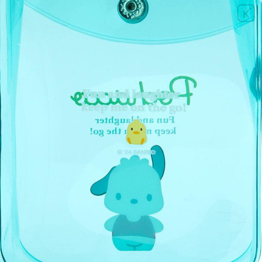 Japan Sanrio Original Clear Mini Pouch - Pochacco - 6