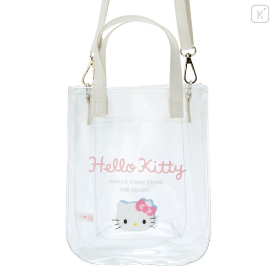 Japan Sanrio Original Clear Shoulder Bag - Hello Kitty - 2