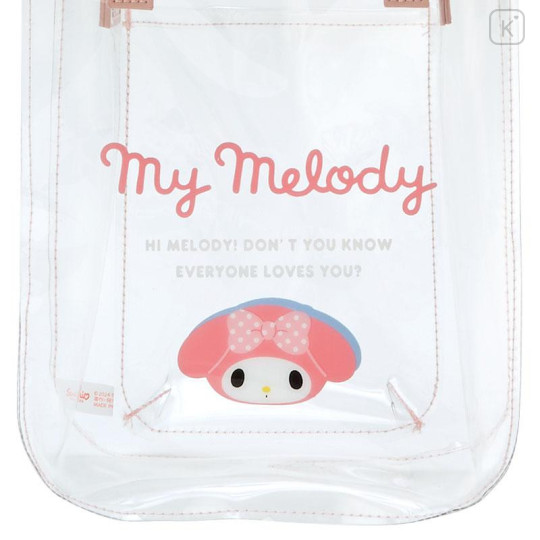 Japan Sanrio Original Clear Shoulder Bag - My Melody - 5