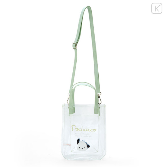 Japan Sanrio Original Clear Shoulder Bag - Pochacco - 1