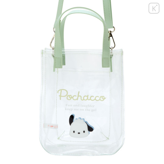 Japan Sanrio Original Clear Shoulder Bag - Pochacco - 2
