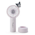 Japan Sanrio Original 2way Fan - Kuromi - 1