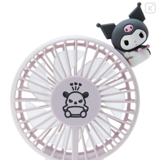 Japan Sanrio Original 2way Fan - Kuromi - 7