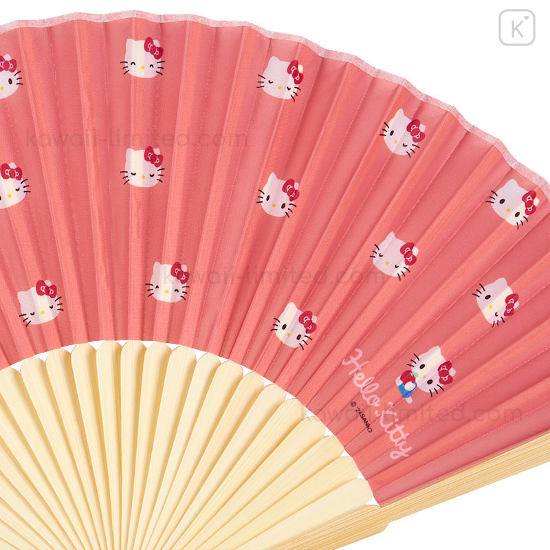 Japan Sanrio Original Folding Fan - Hello Kitty