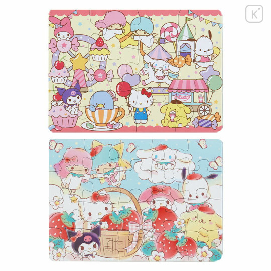 Japan Sanrio Kids Puzzle 5 Desgin Set - 3