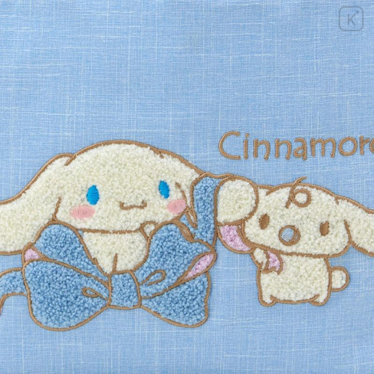 Japan Sanrio Sagara Embroidery Tote Bag - Cinnamoroll - 4