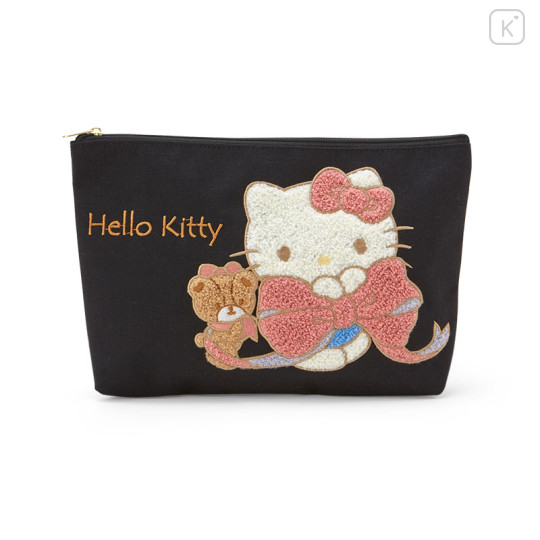 Japan Sanrio Sagara Embroidery Pouch - Hello Kitty - 1