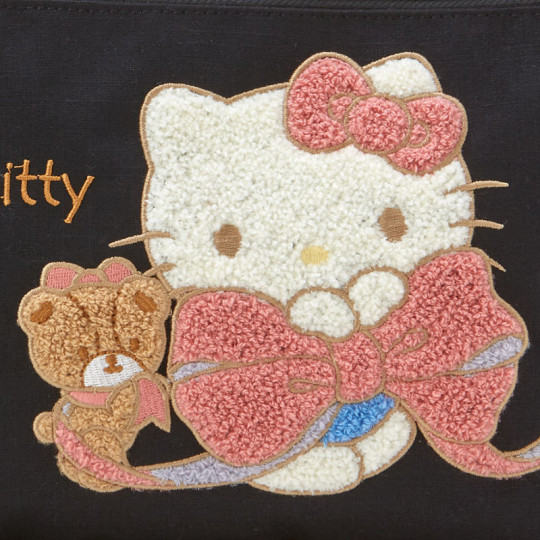 Japan Sanrio Sagara Embroidery Pouch - Hello Kitty - 2