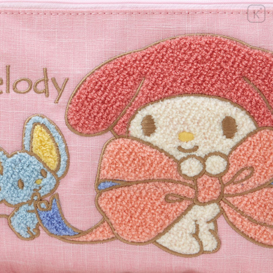 Japan Sanrio Sagara Embroidery Pouch - My Melody - 2