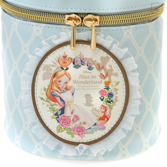 Japan Disney Store Vanity Pouch - Alice In Wonderland / Sweet Garden - 5