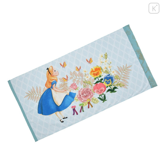 Japan Disney Store Bath Towel - Alice In Wonderland : Sweet Garden - 1