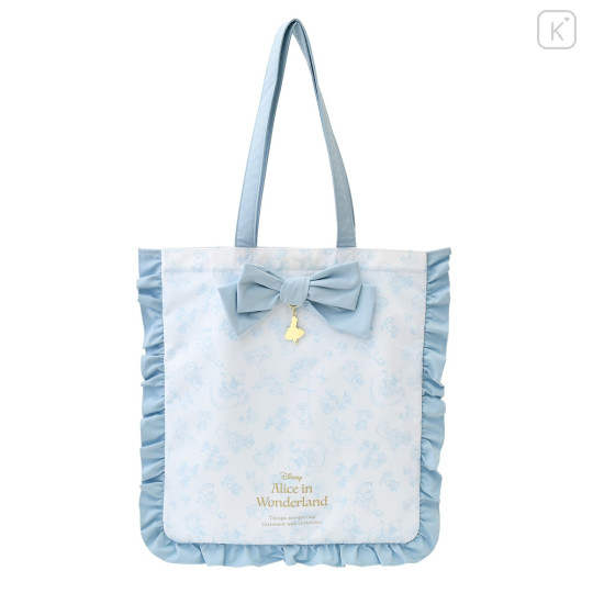 Japan Disney Store Tote Bag - Alice In Wonderland / Sweet Garden - 2