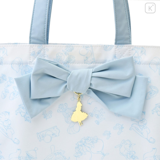 Japan Disney Store Tote Bag - Alice In Wonderland / Sweet Garden - 5