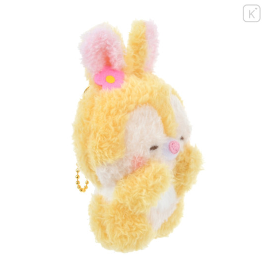 Japan Disney Store Fluffy Plush Keychain - Miss Bunny : Hoccho Blessed - 3