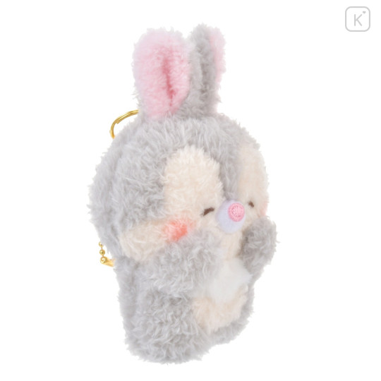 Japan Disney Store Fluffy Plush Keychain - Thumper / Hoccho Blessed - 3