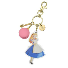 Japan Disney Store Keychain - Alice In Wonderland / Sweet Garden