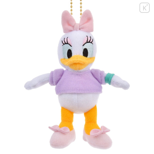 Japan Disney Store Fluffy Plush Keychain - Daisy Duck / Mini Japan Style - 1