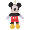 Japan Disney Store Fluffy Plush Keychain - Mickey Mouse / Mini Japan Style - 1