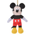 Japan Disney Store Fluffy Plush Keychain - Mickey Mouse : Mini Japan Style - 1