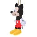 Japan Disney Store Fluffy Plush Keychain - Mickey Mouse : Mini Japan Style - 2