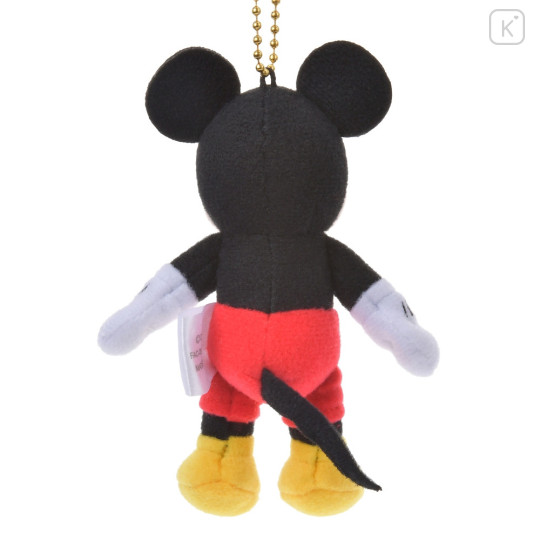 Japan Disney Store Fluffy Plush Keychain - Mickey Mouse / Mini Japan Style - 4