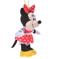 Japan Disney Store Fluffy Plush Keychain - Minnie Mouse / Mini Japan Style - 3