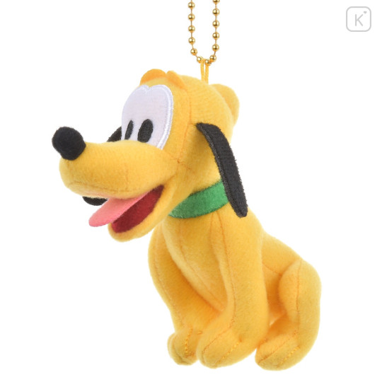 Japan Disney Store Fluffy Plush Keychain - Pluto : Mini Japan Style - 2