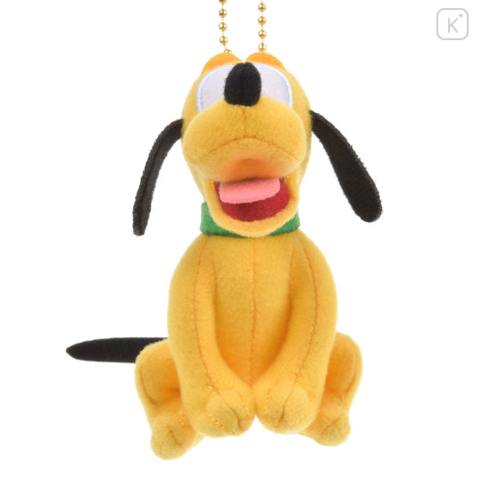 Japan Disney Store Fluffy Plush Keychain - Pluto : Mini Japan Style - 5