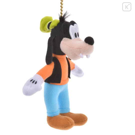 Japan Disney Store Fluffy Plush Keychain - Goofy : Mini Japan Style - 3