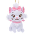 Japan Disney Store Fluffy Plush Keychain - Marie Cat / Mini Japan Style - 1
