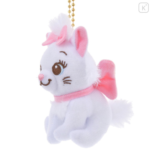 Japan Disney Store Fluffy Plush Keychain - Marie Cat / Mini Japan Style - 2