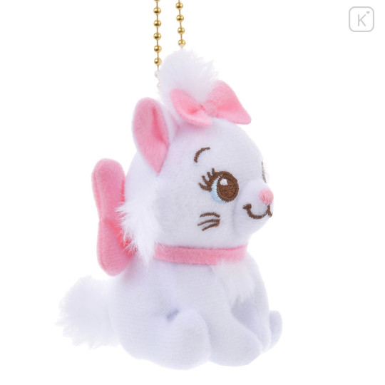 Japan Disney Store Fluffy Plush Keychain - Marie Cat / Mini Japan Style - 3