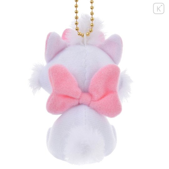 Japan Disney Store Fluffy Plush Keychain - Marie Cat / Mini Japan Style - 4