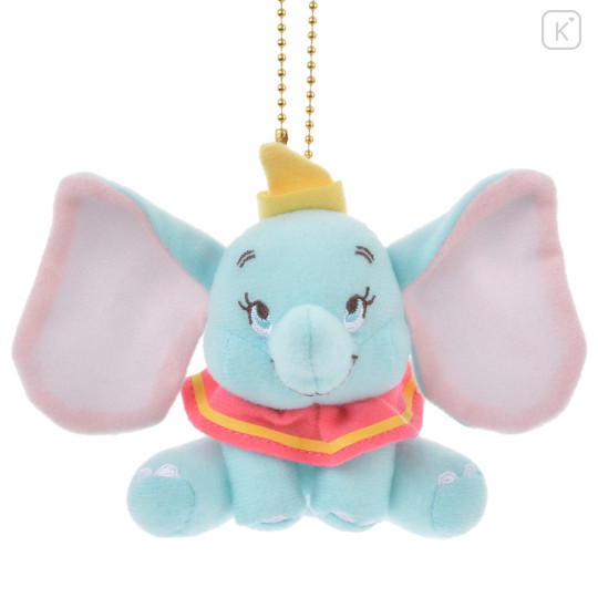 Japan Disney Store Fluffy Plush Keychain - Dumbo / Mini Japan Style - 1