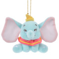 Japan Disney Store Fluffy Plush Keychain - Dumbo / Mini Japan Style - 1