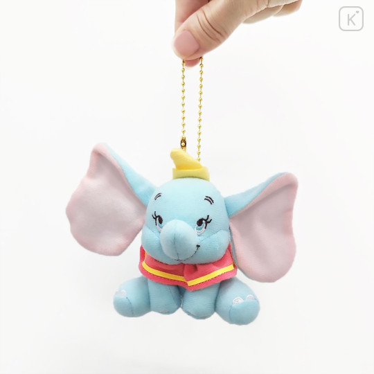 Japan Disney Store Fluffy Plush Keychain - Dumbo / Mini Japan Style - 6