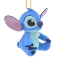 Japan Disney Store Fluffy Plush Keychain - Stitch / Mini Japan Style - 3