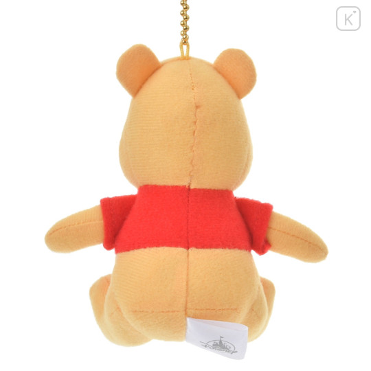 Japan Disney Store Fluffy Plush Keychain - Pooh / Mini Japan Style - 4