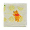 Japan Disney Store Gauze Mini Towel - Pooh / Lemon - 3