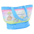 Japan San-X Pool Bag Vinyl Tote Bag - Sumikko Gurashi / Mysterious Friends Blue - 2