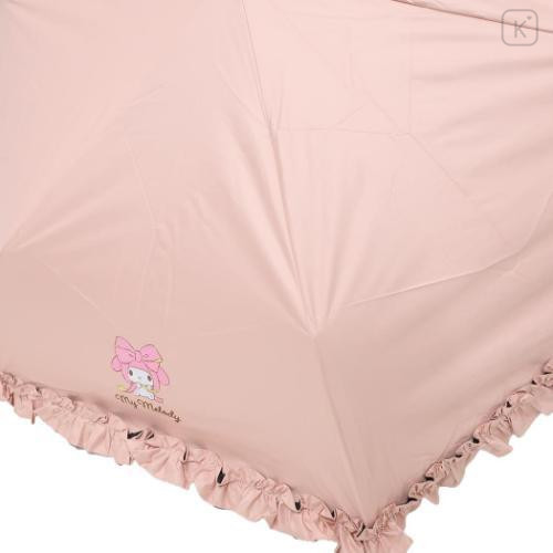 Japan Sanrio Folding Umbrella - My Melody / Ribbon & Elegant Edge - 4