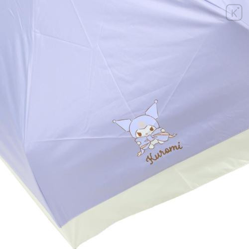 Japan Sanrio Folding Umbrella - Kuromi / Ribbon - 4