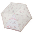 Japan Sanrio Folding Umbrella - My Melody & Sweet Piano / Beige - 2