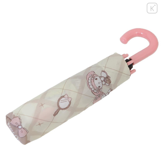 Japan Sanrio Folding Umbrella - My Melody & Sweet Piano / Beige - 3