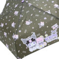 Japan Sanrio Folding Umbrella - Kuromi & Bear - 4